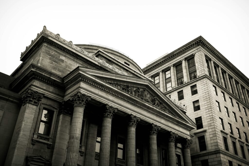 Bank view from below