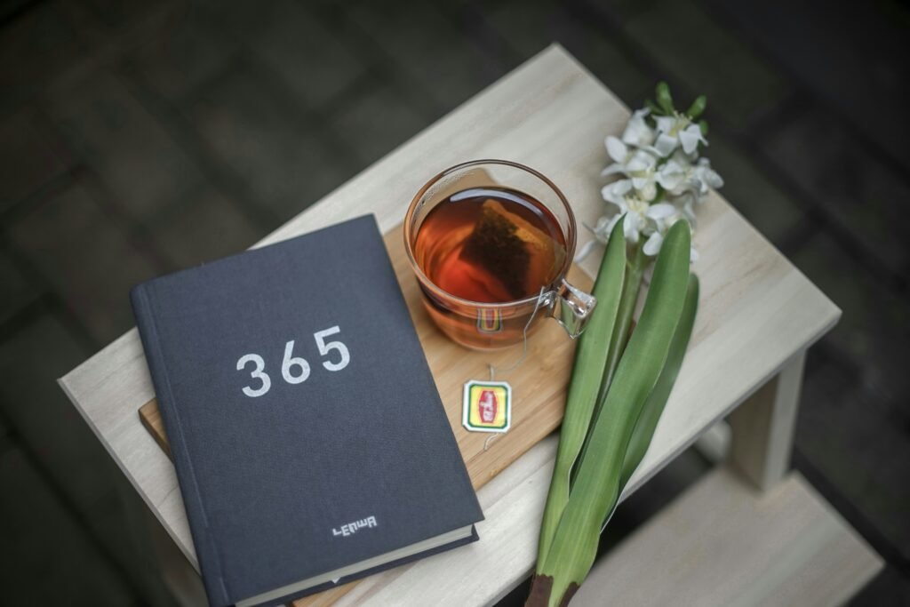 Book with 365 showing years gone by