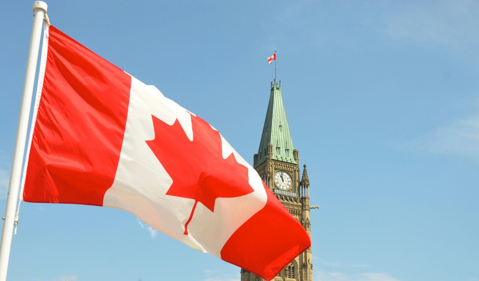 Canadian Flag in Toronto